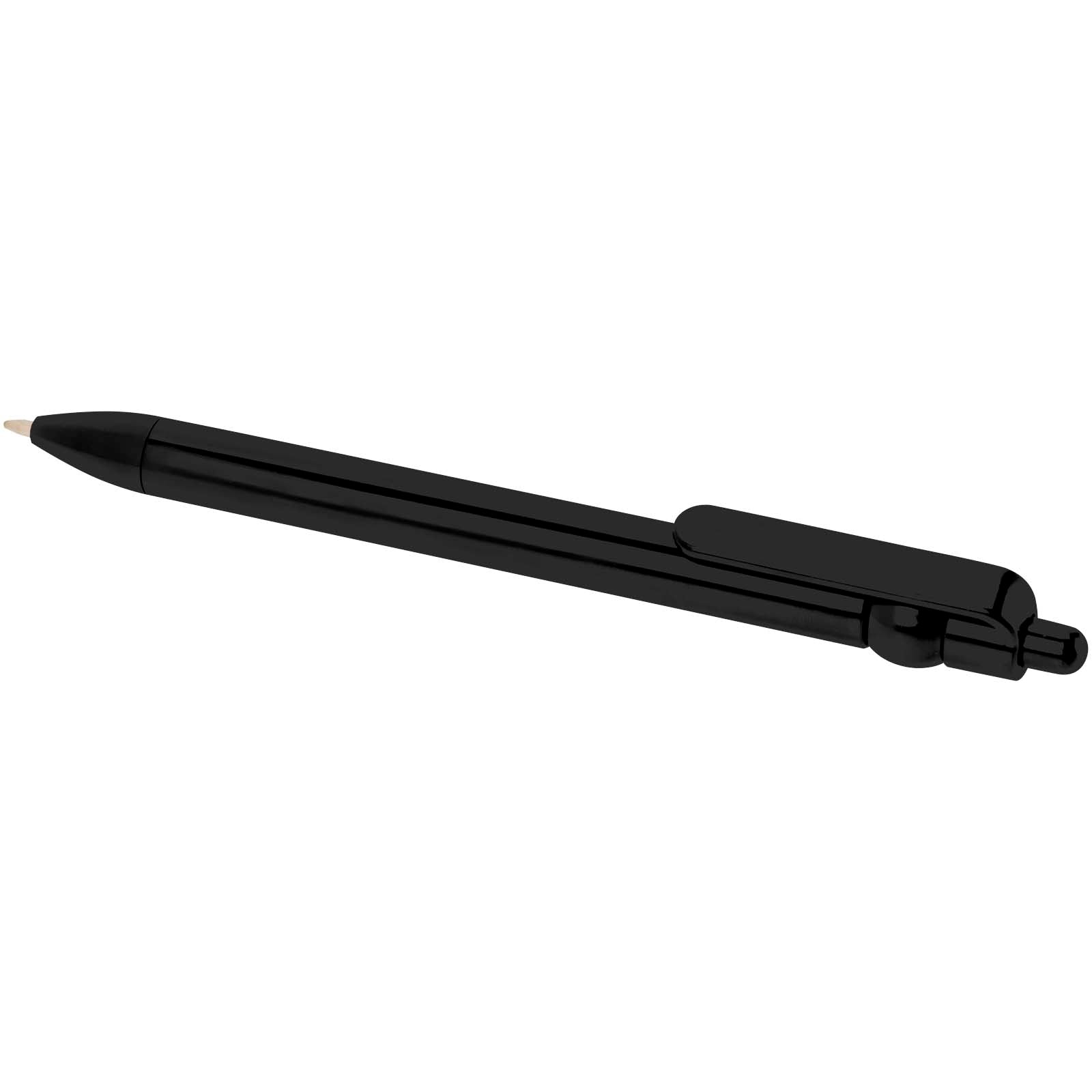 Penna a sfera in plastica riciclata Fidget (inchiostro nero)
