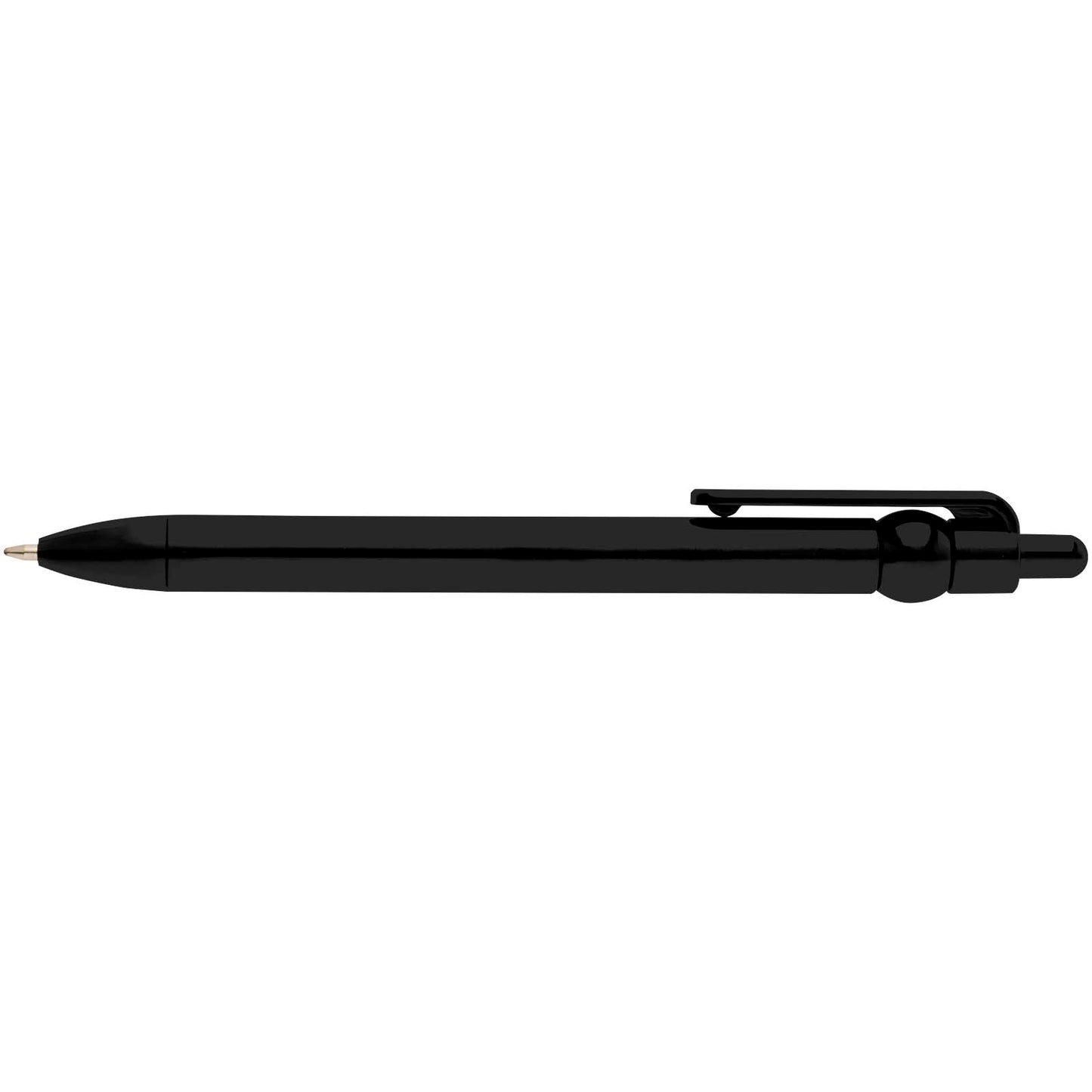 Penna a sfera in plastica riciclata Fidget (inchiostro nero)