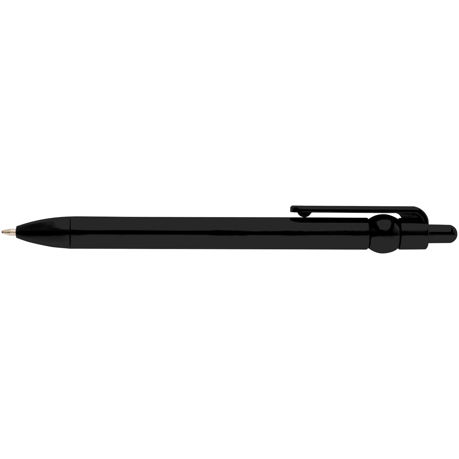 Penna a sfera in plastica riciclata Fidget (inchiostro nero)