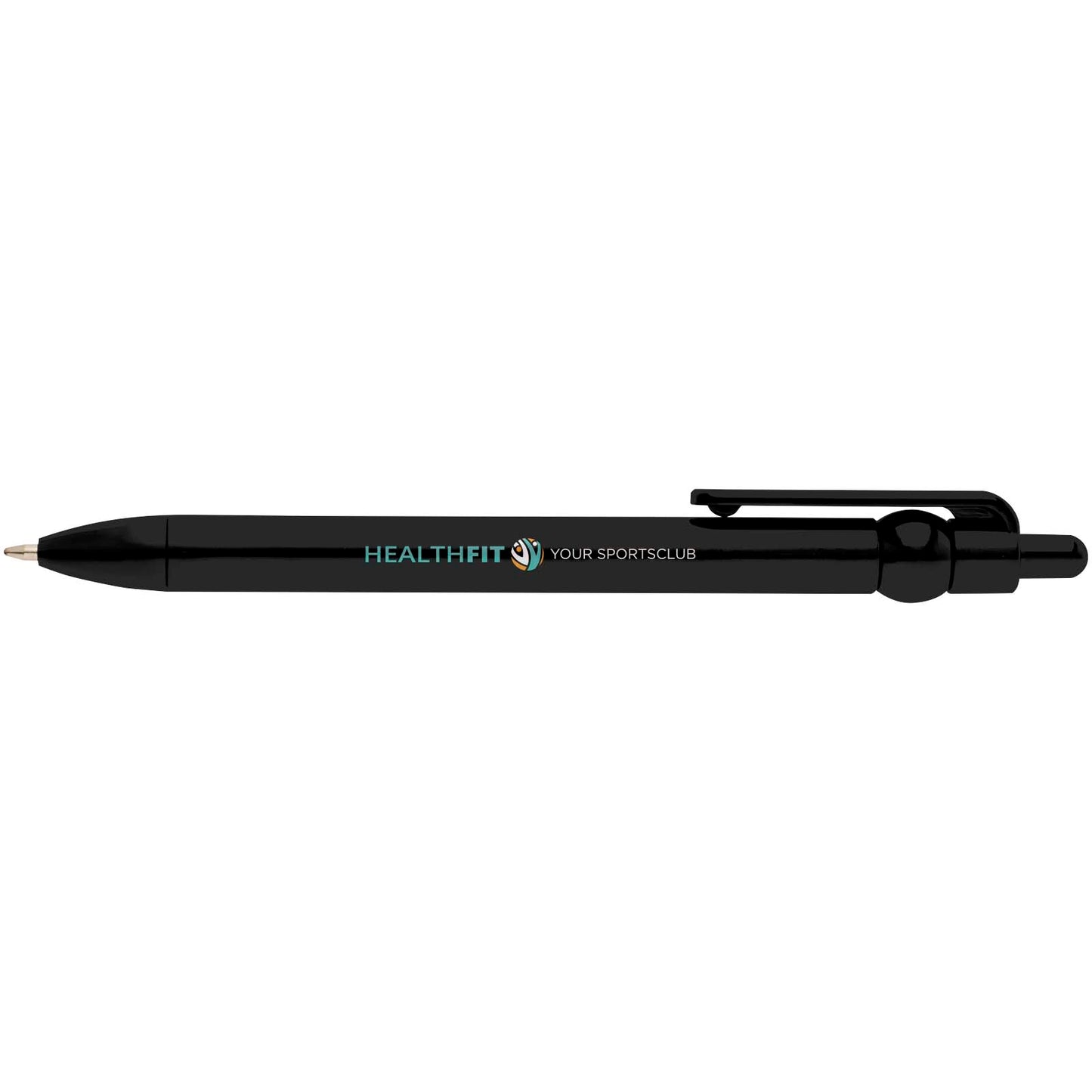 Penna a sfera in plastica riciclata Fidget (inchiostro nero)