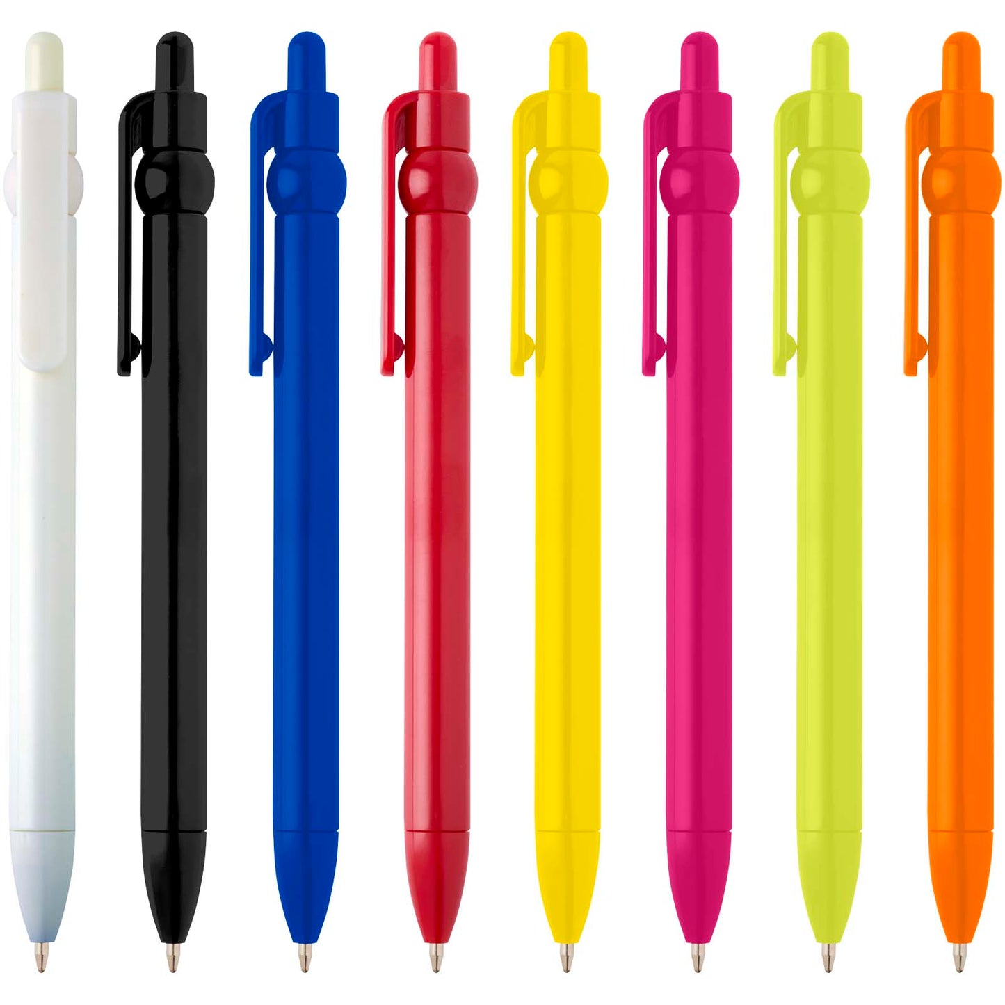 Penna a sfera in plastica riciclata Fidget (inchiostro nero)