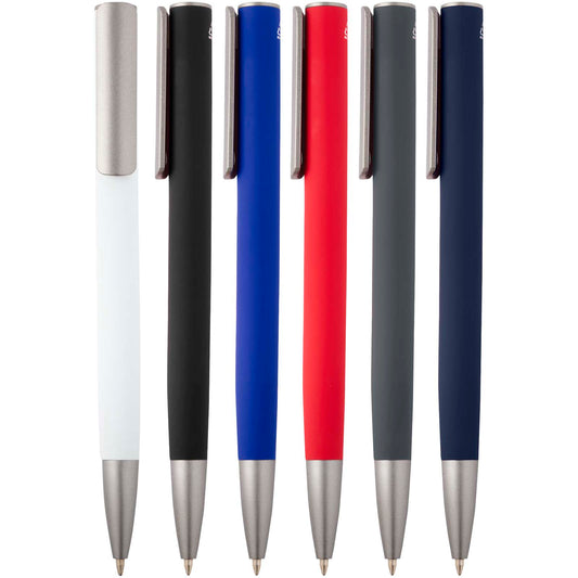 Penna a sfera in alluminio riciclato Ziguur (inchiostro blu)