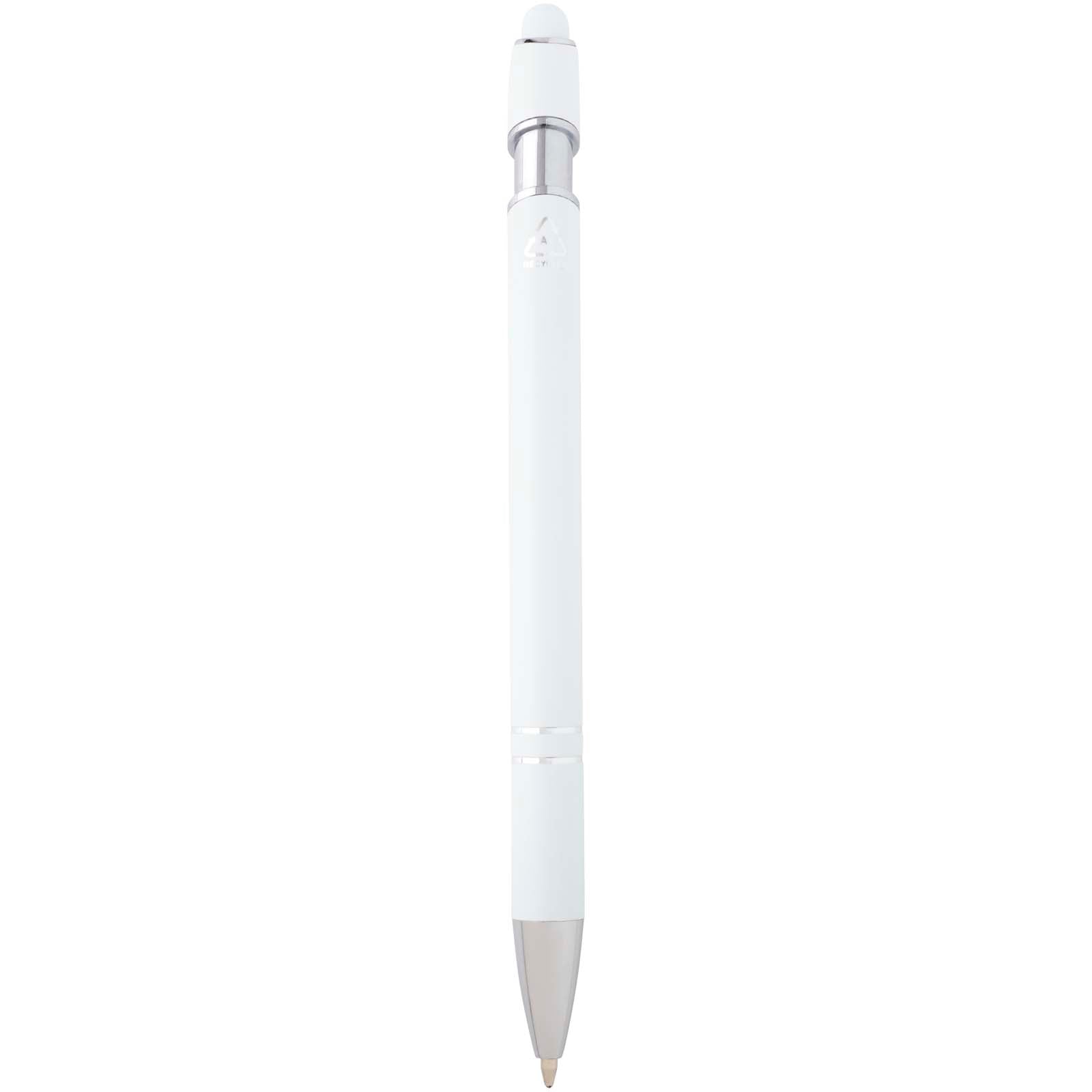 Penna a sfera con finitura argento Kish (inchiostro blu)