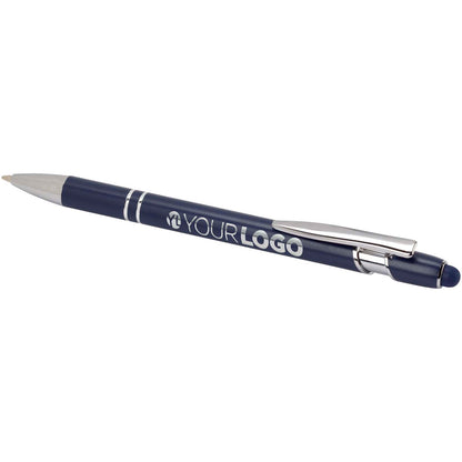 Penna a sfera con finitura argento Kish (inchiostro blu)