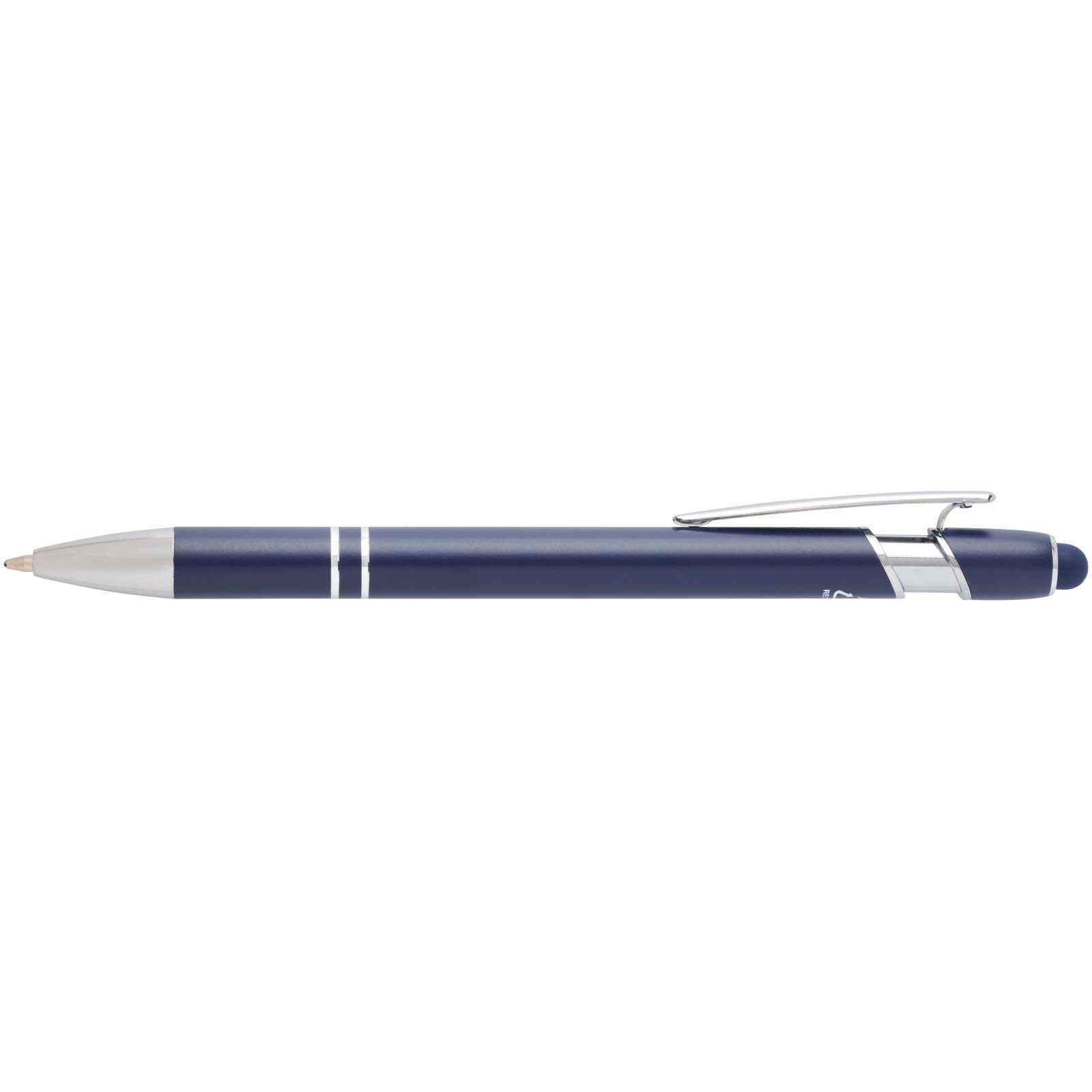 Penna a sfera con finitura argento Kish (inchiostro blu)