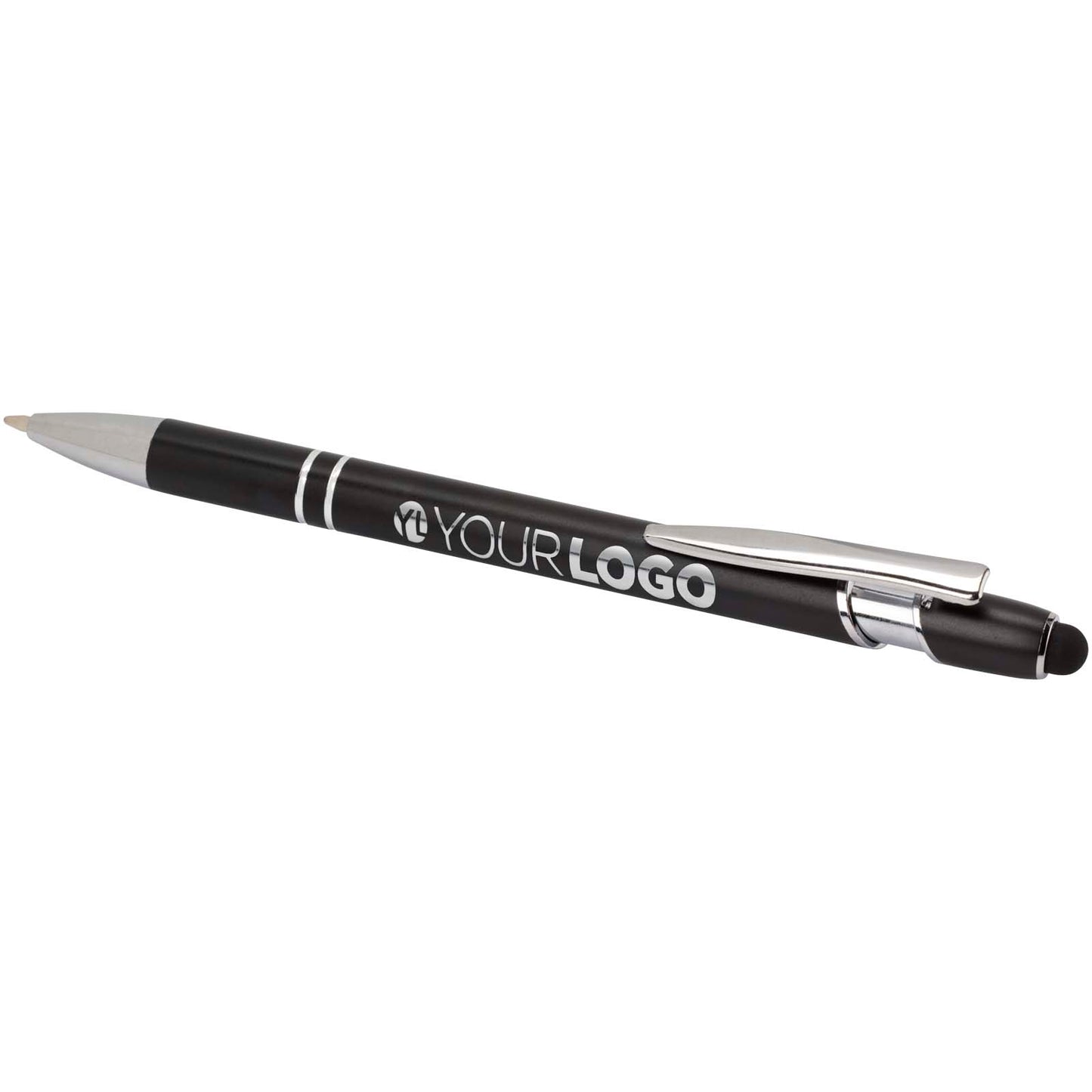 Penna a sfera con finitura argento Kish (inchiostro blu)