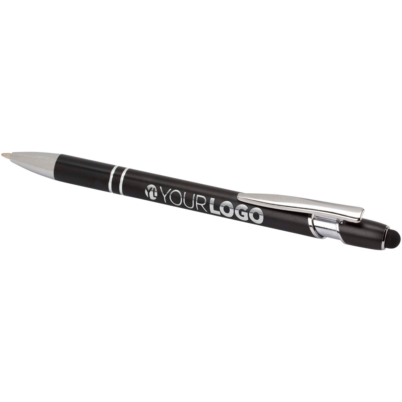 Penna a sfera con finitura argento Kish (inchiostro blu)