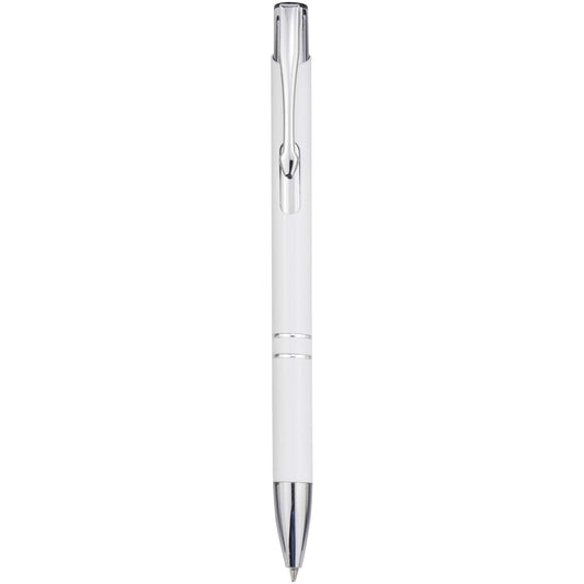Penna a sfera in alluminio riciclato Moneta (inchiostro blu)
