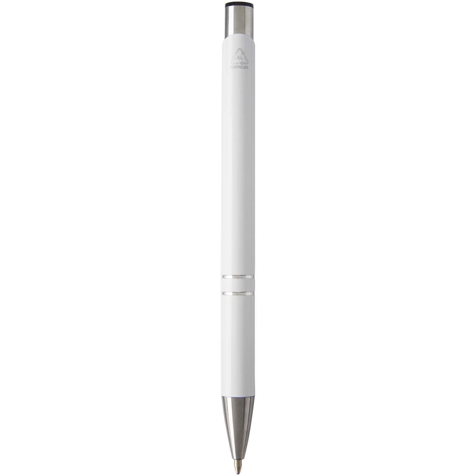 Penna a sfera in alluminio riciclato Moneta (inchiostro blu)