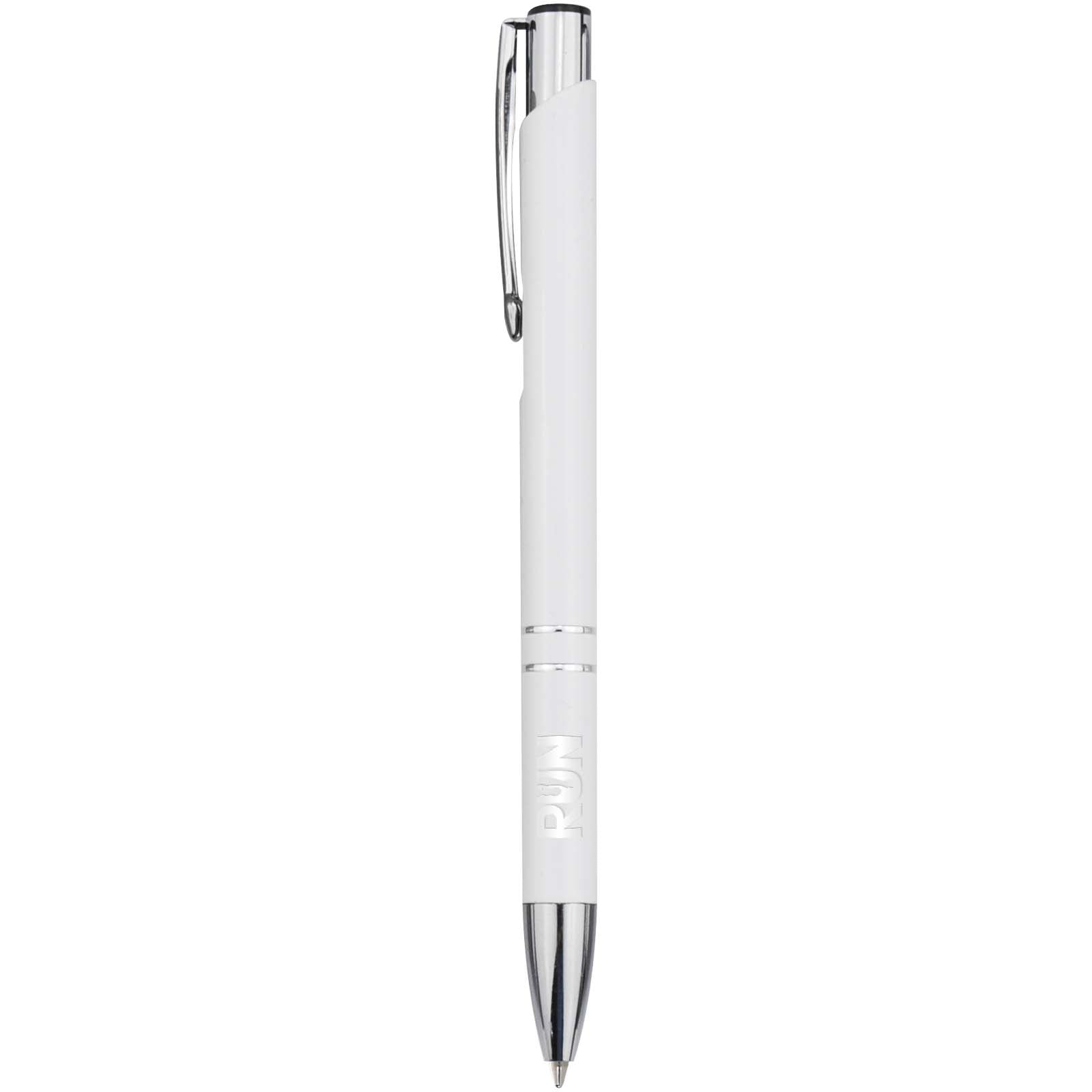 Penna a sfera in alluminio riciclato Moneta (inchiostro blu)