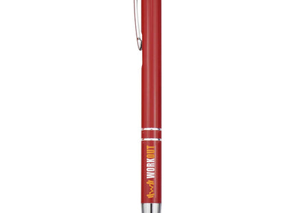 Penna a sfera in alluminio riciclato Moneta (inchiostro blu)
