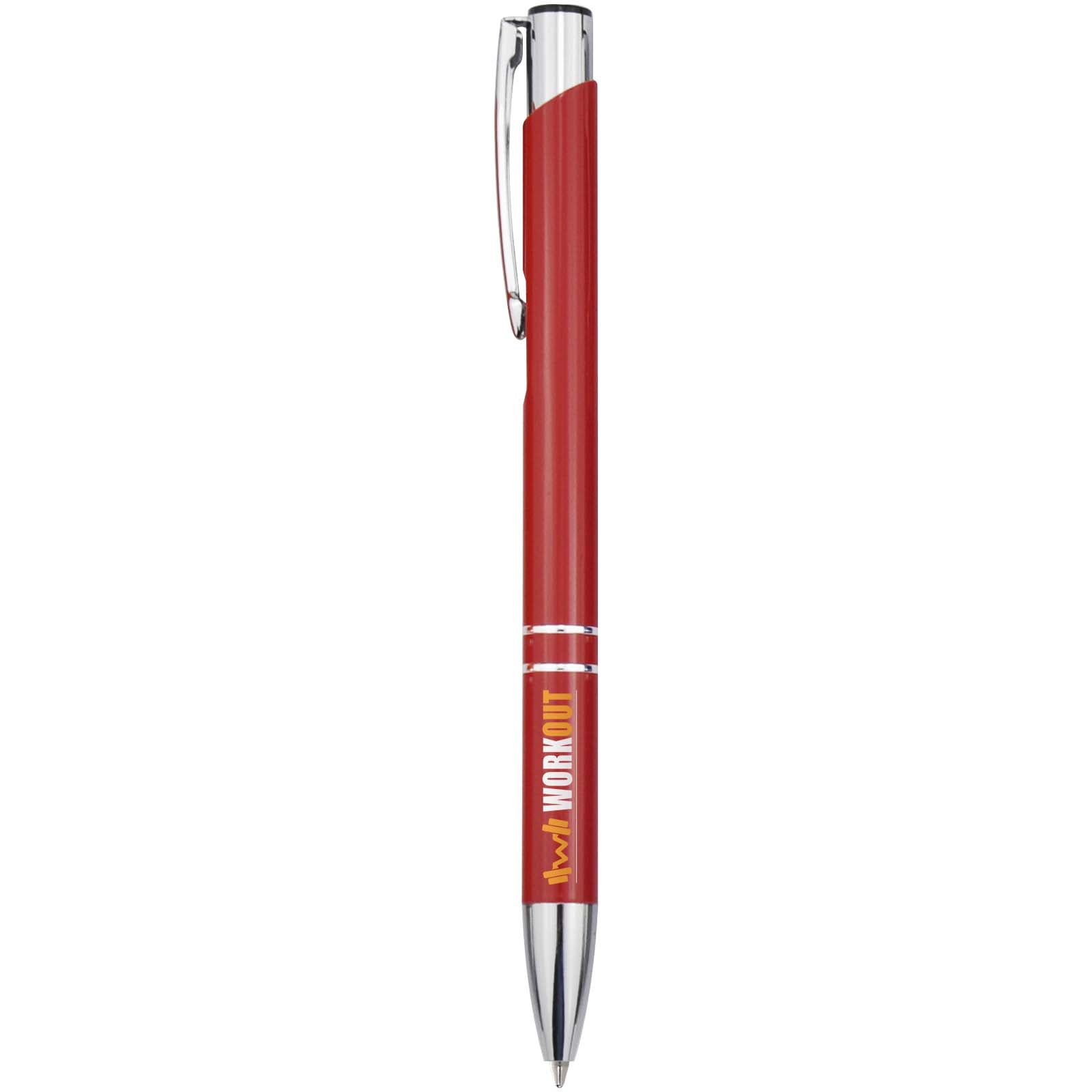 Penna a sfera in alluminio riciclato Moneta (inchiostro blu)