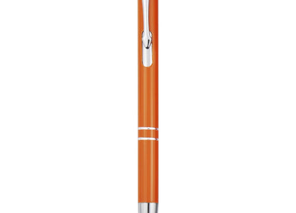 Penna a sfera in alluminio riciclato Moneta (inchiostro blu)