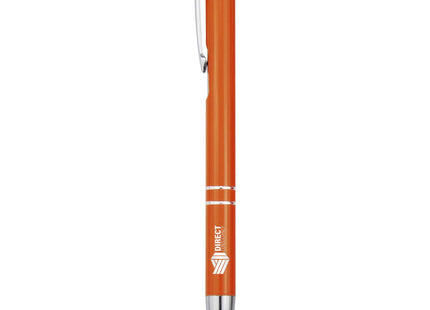 Penna a sfera in alluminio riciclato Moneta (inchiostro blu)