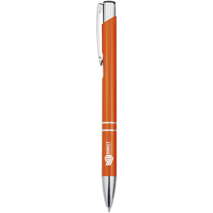 Penna a sfera in alluminio riciclato Moneta (inchiostro blu)