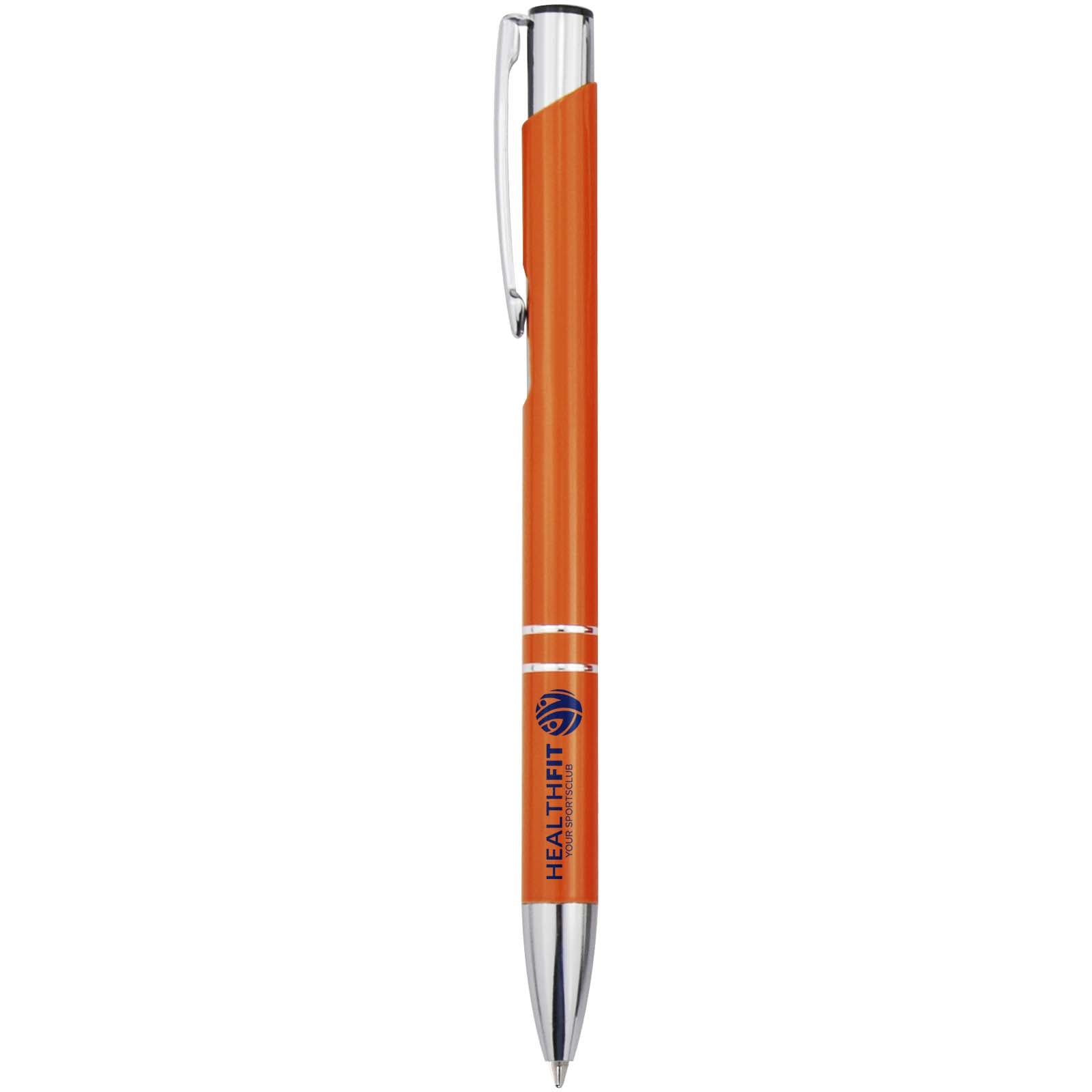 Penna a sfera in alluminio riciclato Moneta (inchiostro blu)