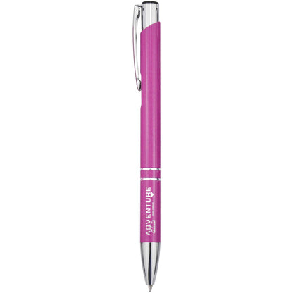Penna a sfera in alluminio riciclato Moneta (inchiostro blu)