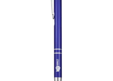Penna a sfera in alluminio riciclato Moneta (inchiostro blu)