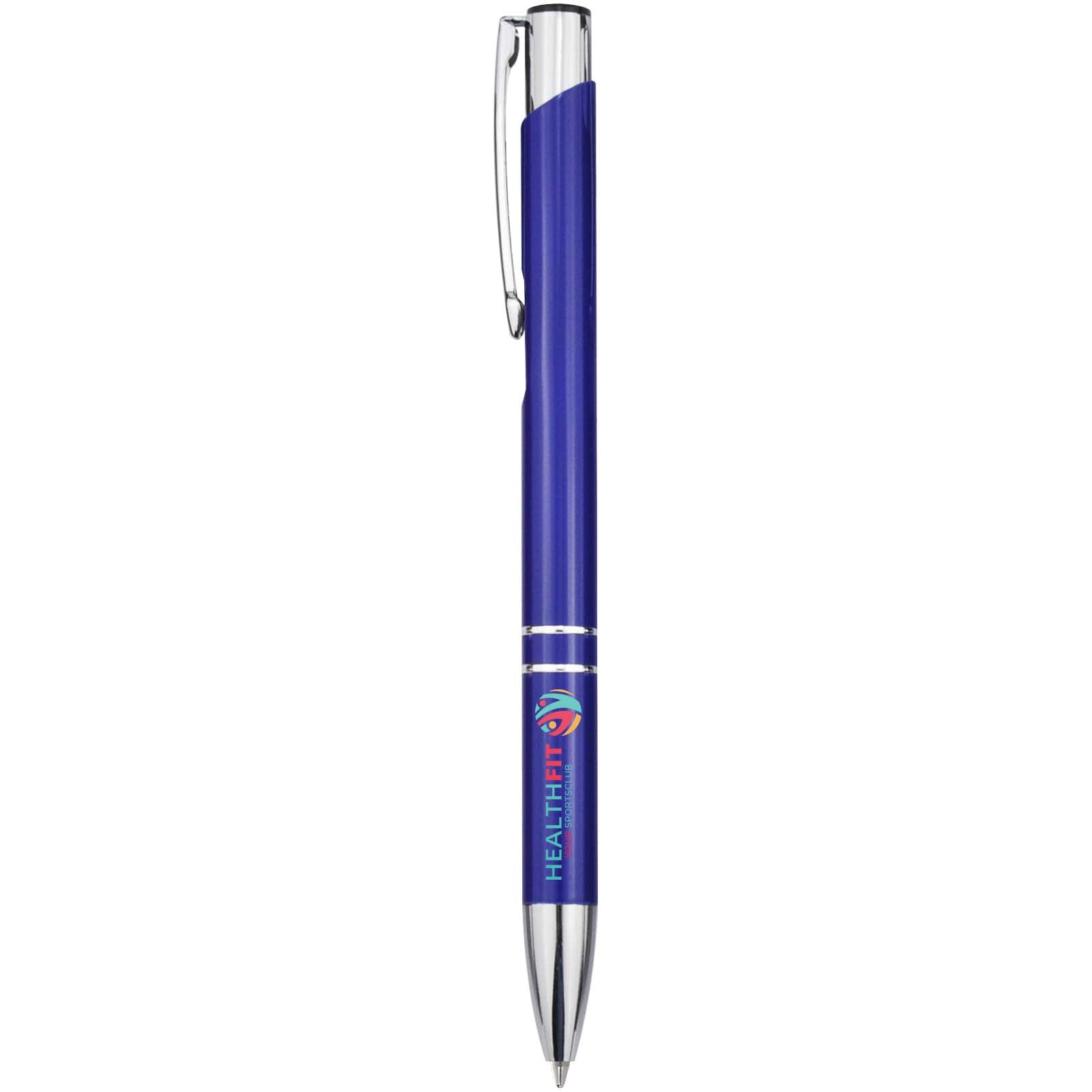 Penna a sfera in alluminio riciclato Moneta (inchiostro blu)