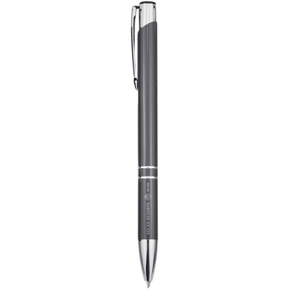 Penna a sfera in alluminio riciclato Moneta (inchiostro blu)