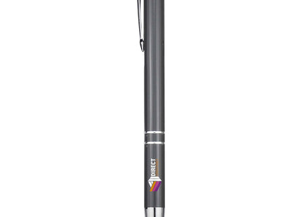 Penna a sfera in alluminio riciclato Moneta (inchiostro blu)