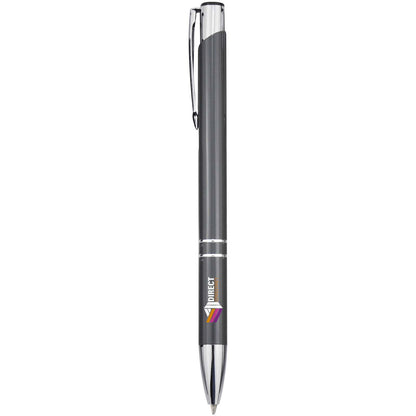 Penna a sfera in alluminio riciclato Moneta (inchiostro blu)