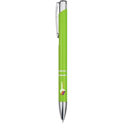 Penna a sfera in alluminio riciclato Moneta (inchiostro blu)