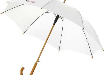 Ombrello Kyle da 23'' con apertura automatica, manico e asta in legno