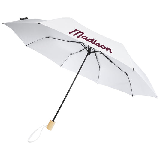 Ombrello pieghevole in PET riciclato antivento da 21" Birgit