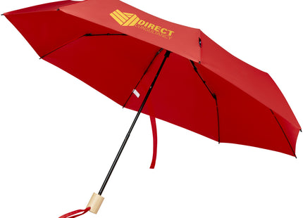 Ombrello pieghevole in PET riciclato antivento da 21" Birgit