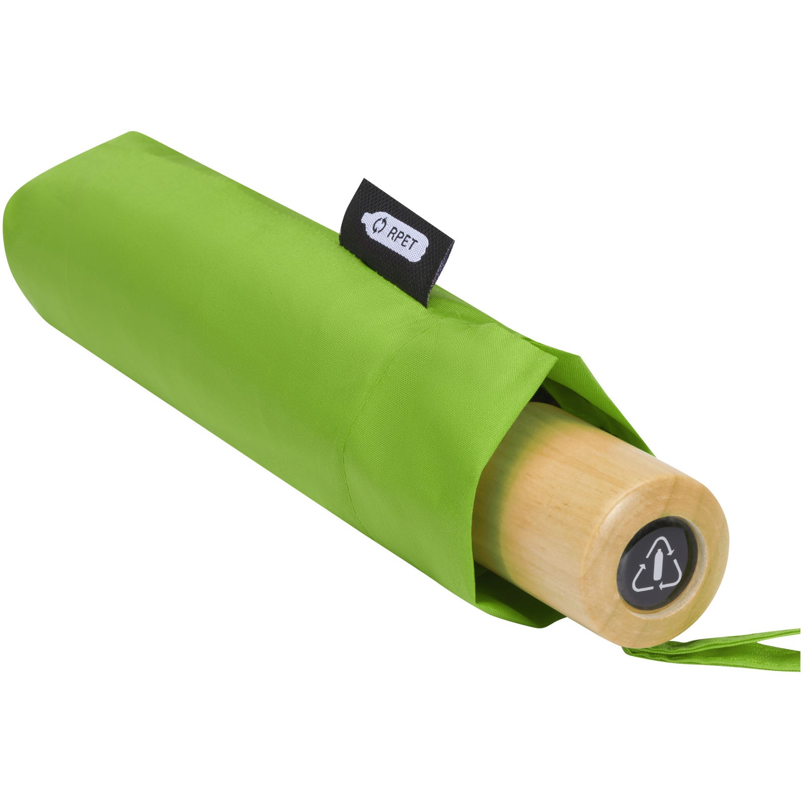 Ombrello pieghevole in PET riciclato antivento da 21" Birgit