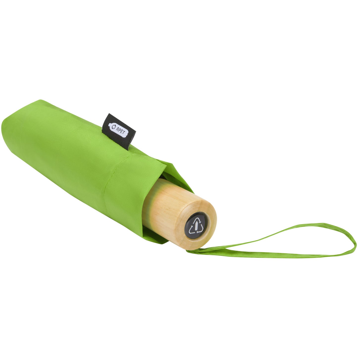 Ombrello pieghevole in PET riciclato antivento da 21" Birgit