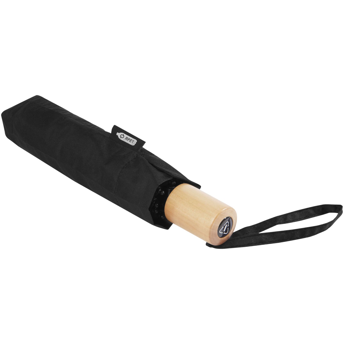 Ombrello pieghevole in PET riciclato antivento da 21" Birgit