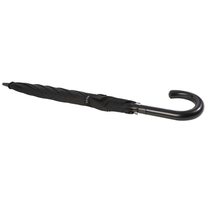 Ombrello da 23" con apertura automatica, finitura carbon look e impugnatura arcuata Fontana