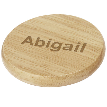 Sottobicchiere in legno con apribottiglie Scoll