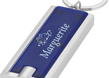 Portachiavi personalizzati con torcia led - Castor