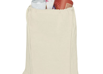 Sacca in cotone 100 g/m² con coulisse Oregon - 5L