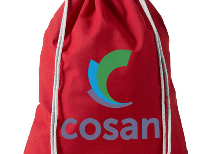 Sacca in cotone 100 g/m² con coulisse Oregon - 5L