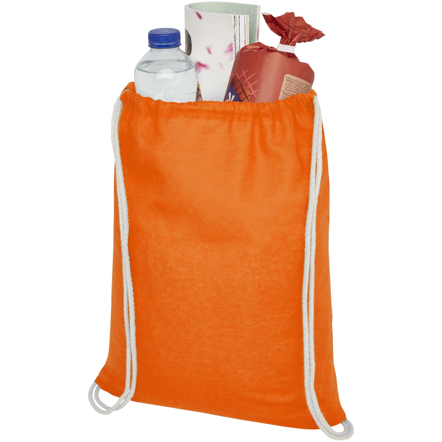 Sacca in cotone 100 g/m² con coulisse Oregon - 5L