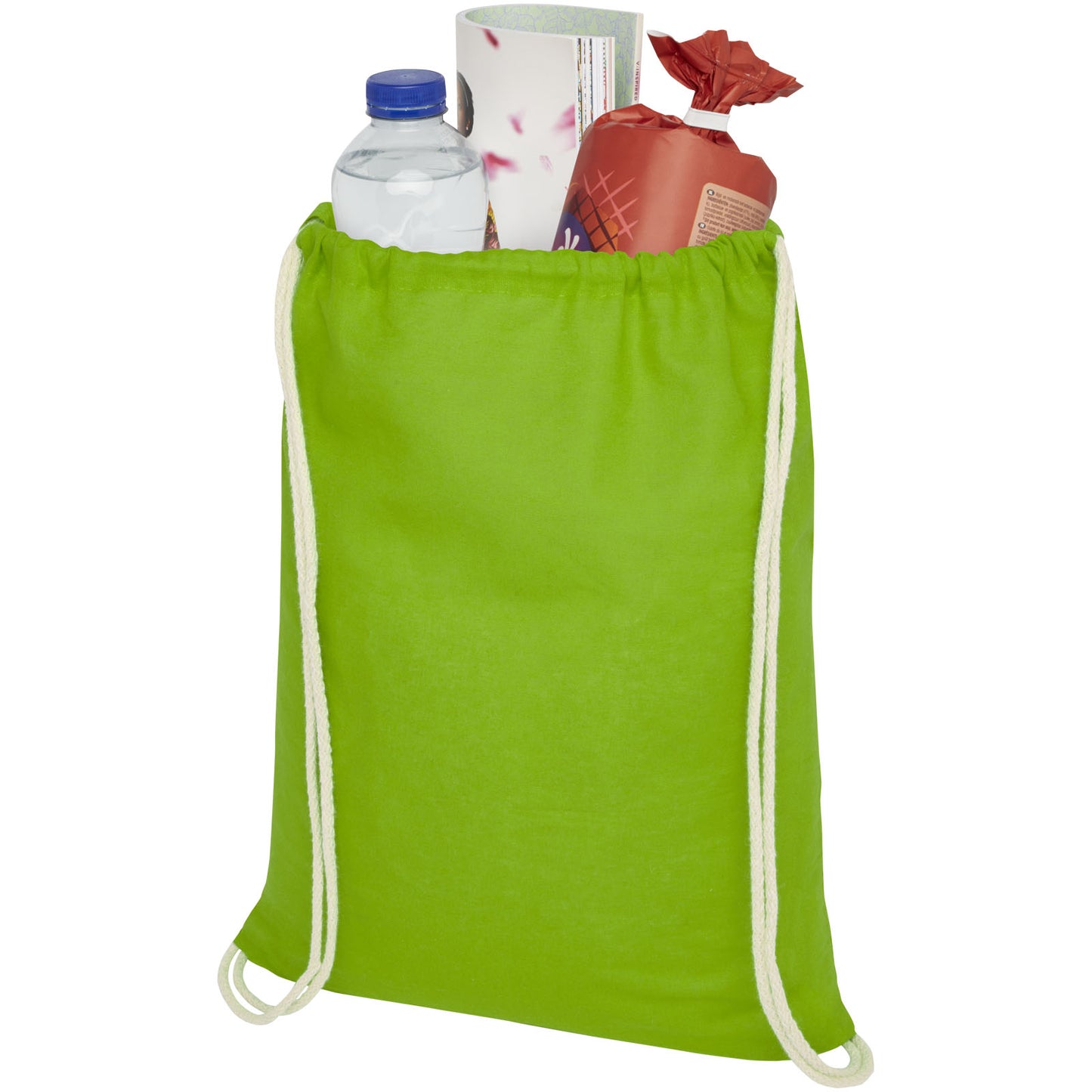 Sacca in cotone 100 g/m² con coulisse Oregon - 5L