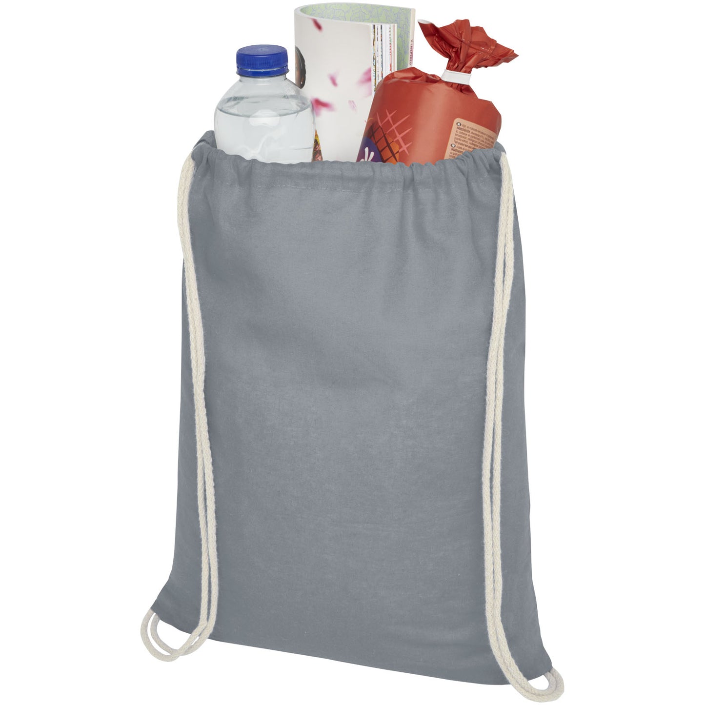 Sacca in cotone 100 g/m² con coulisse Oregon - 5L