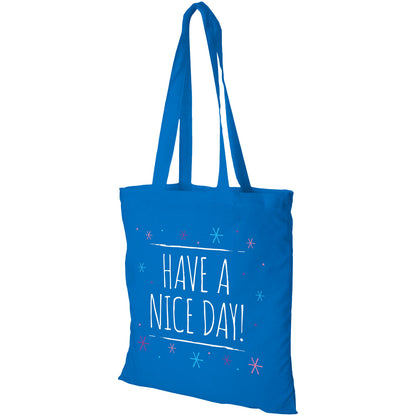 Shopper in cotone 140 g/m² Madras - 7L