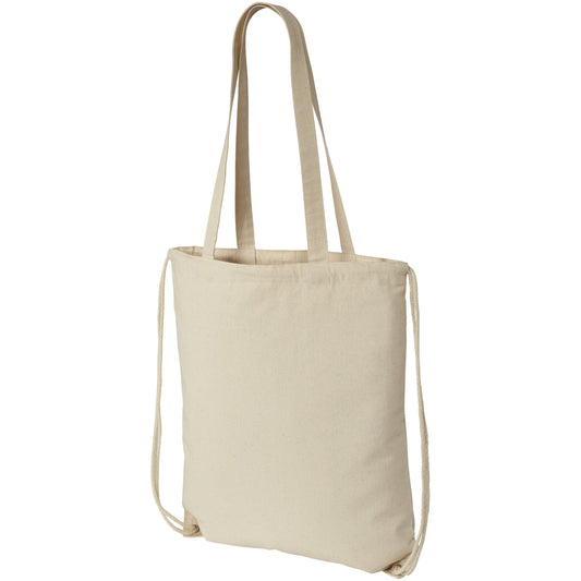 Zaino con cordoncino Eliza in cotone da 240 g/m² - 6L
