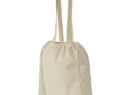 Zaino con cordoncino Eliza in cotone da 240 g/m² - 6L