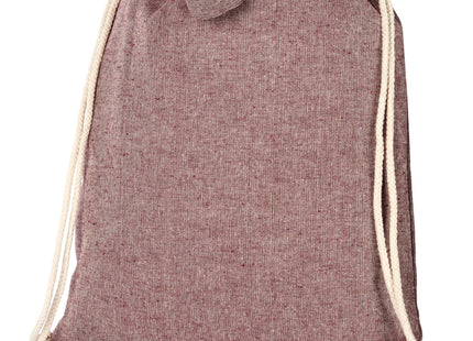 Zaino con cordoncino Pheebs in tessuto riciclato, 150 g/m² - 6L