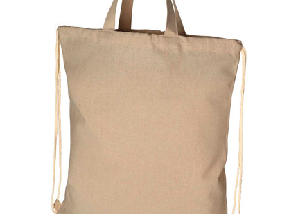 Zaino con cordoncino Pheebs in tessuto riciclato, 210 g/m² - 6L