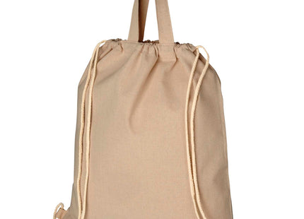 Zaino con cordoncino Pheebs in tessuto riciclato, 210 g/m² - 6L