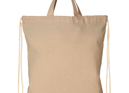 Zaino con cordoncino Pheebs in tessuto riciclato, 210 g/m² - 6L