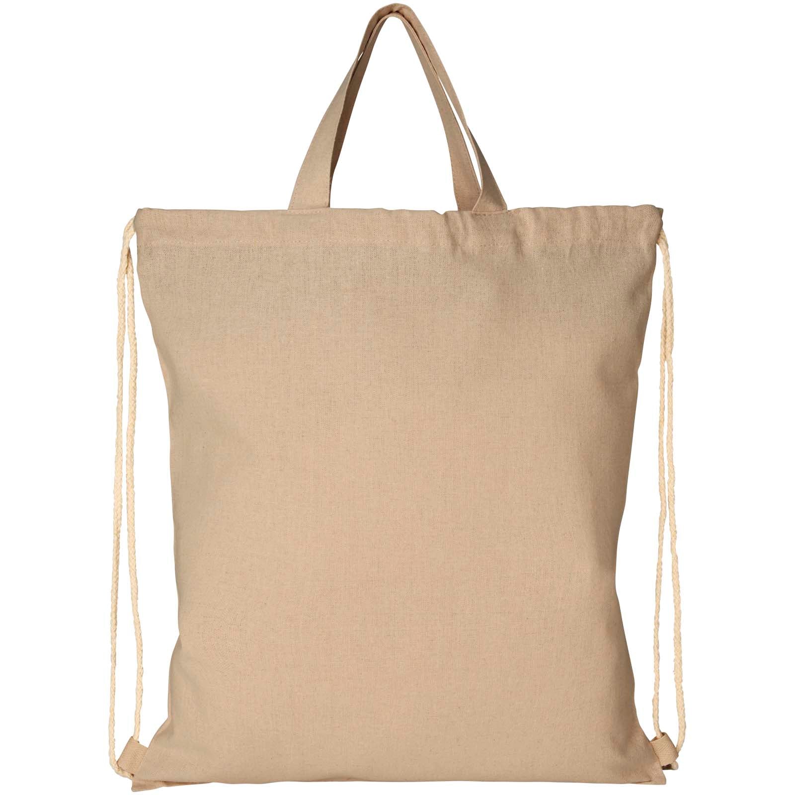 Zaino con cordoncino Pheebs in tessuto riciclato, 210 g/m² - 6L