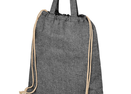 Zaino con cordoncino Pheebs in tessuto riciclato, 210 g/m² - 6L